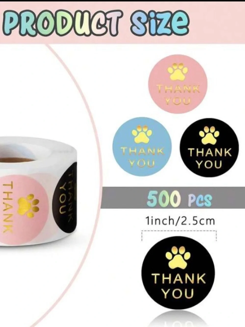*Buy Now* 500 Piece Gold Foil Paw Print 